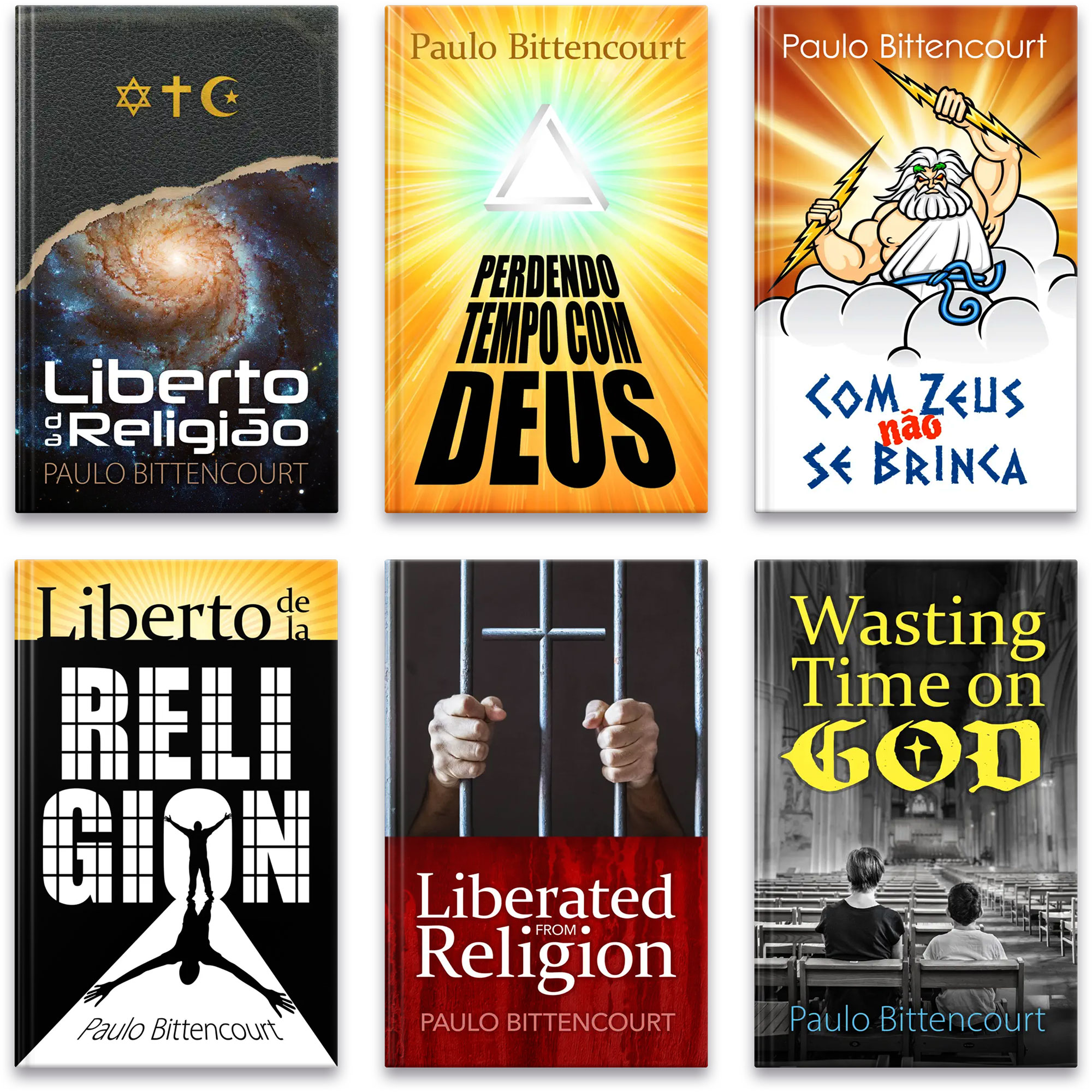 Read the books “Liberated from Religion” and “Wasting Time on God”, by Paulo Bittencourt